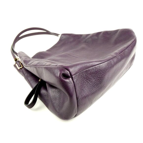 Coach Madison Phoebe Purple Leather Hobo Shoulder Bag 26224 - Picture 5 of 13
